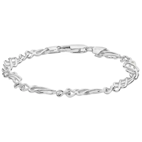 Silver Ladies' Celtic Design Bracelet 9.5g